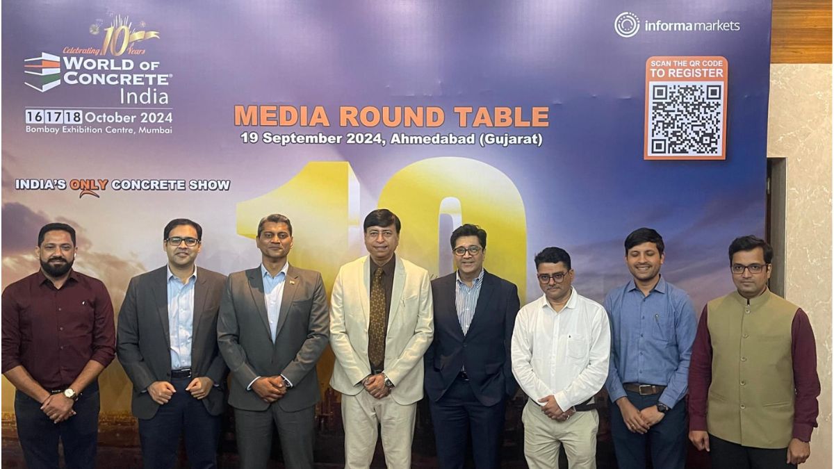 Informa Markets hosts a preview of World of Concrete India 2024 in Ahmedabad