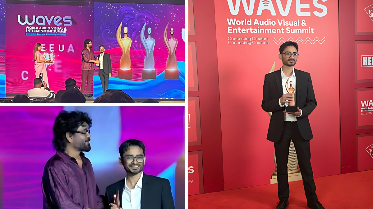 Sandeep Tripathy of STAS Canvas Wins WAVES 2025 Create in India Challenge Award for AI Avatar Creation