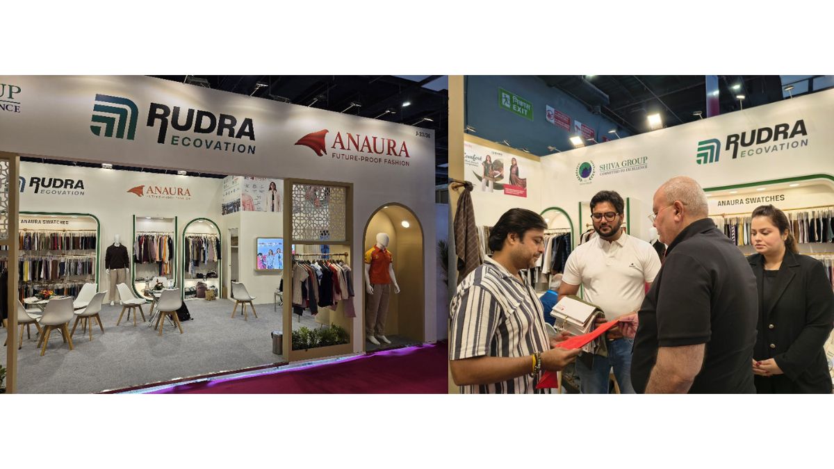 Rudra Ecovation Showcases Anaura at Textile Fair India (TFI) 2025