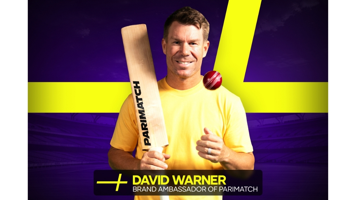 Cricket Superstar David Warner becomes Brand Ambassador of Parimatch