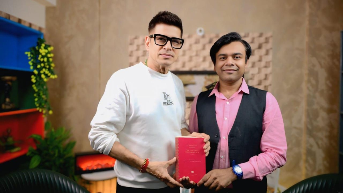 Invited by Actor Sudesh Berry, Varun Gupta of GrahRahasya Decoded Advances Mahabharat Research Through Text-Based Analysis