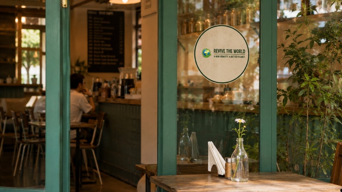 Restaurants and Cafés Are Winning With a New Identity With Revive The World