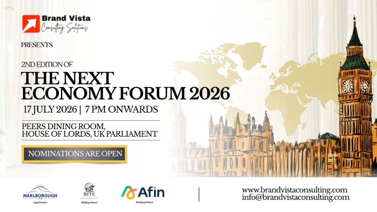 The Next Economy Forum 2026 Set to Convene at the UK Parliamentโs House of Lords